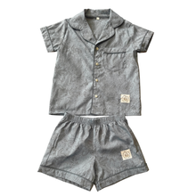 Load image into Gallery viewer, Pyjama set for kids with shirt and shorts in soft cotton