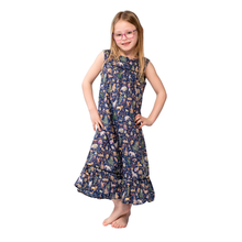 Load image into Gallery viewer, Girls christmas nightie made form liberty tana lawn fabric