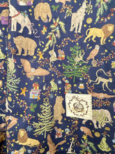 Load image into Gallery viewer, Detail for liberty's Christmas themed fabric for Leah nightie