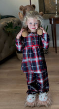 Load image into Gallery viewer, Lucy - Girls Plaid PJ Set
