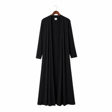 Load image into Gallery viewer, Beverly Robe made from Black Bamboo fabric
