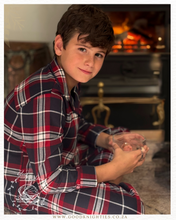 Load image into Gallery viewer, Liam - Boys Plaid PJ Sets
