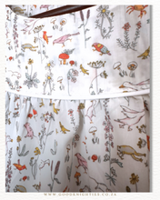 Load image into Gallery viewer, Floral and animal print fabric for girls nightie

