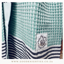 Load image into Gallery viewer, Closeup of kids summer robe by Goodnighties
