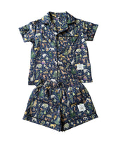 Load image into Gallery viewer, Boys summer pyjama set in Liberty Christmas print
