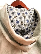 Load image into Gallery viewer, Lined green onesie hoodie
